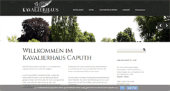Desktop Screenshot of kavalierhaus-caputh.de